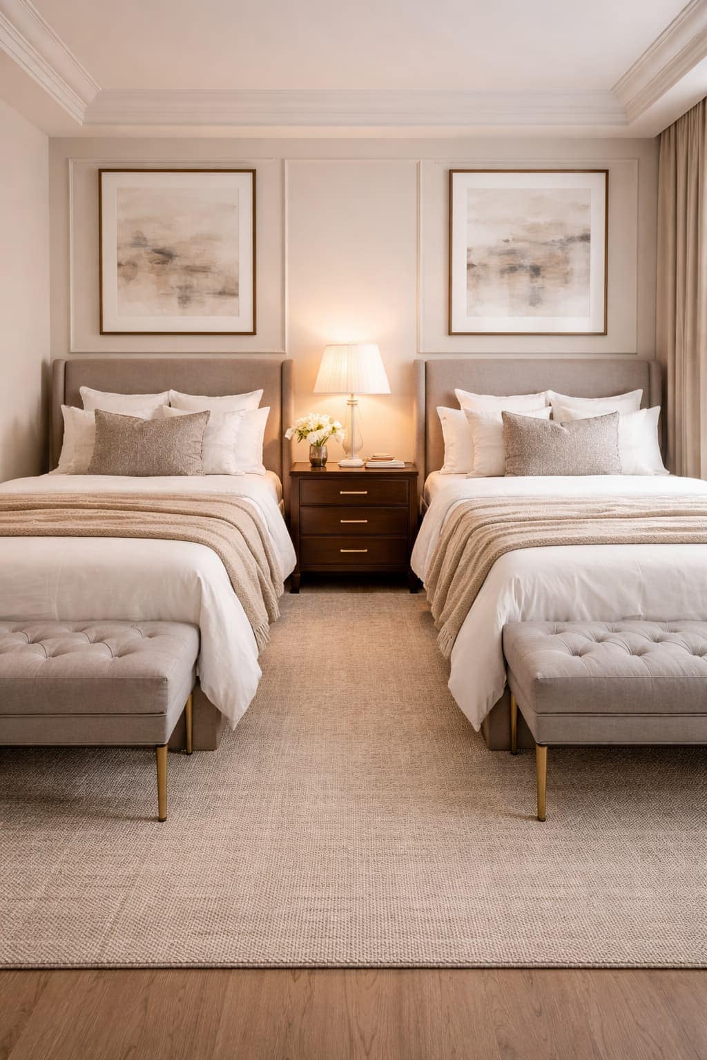 Luxury Home Decor Upholstered Benches at Foot