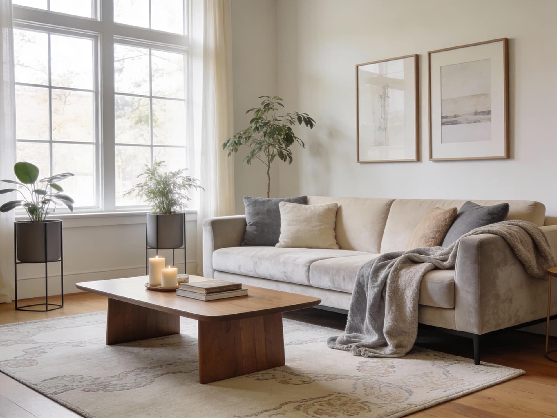 living-room-furniture-setup Beautiful modern living room with contemporary furniture setup