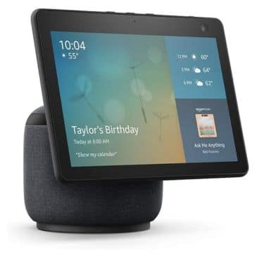 Amazon Echo Show 10 (3rd Gen) _ HD smart display with premium sound, motion and Alexa _ Charcoal Prime Day Amazon device deals