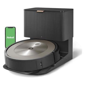 Effortless Cleaning: iRobot Roomba j9+ Self-Emptying Vacuum iRobot Roomba j9+ Self-Emptying Robot Vacuum on floor