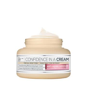 Youthful Glow: IT Cosmetics Confidence in a Cream IT Cosmetics Confidence in a Cream Anti Aging Moisturizer jar
