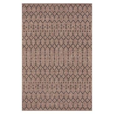 Versatile Style: JONATHAN Y Ourika Moroccan Area Rug JONATHAN Y Ourika Moroccan Geometric Textured Weave Rug in indoor setting
