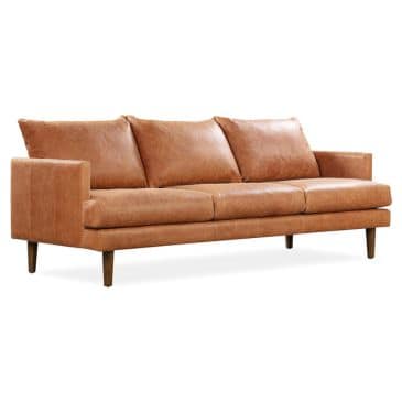 Luxury Living: POLY & BARK Girona Leather Couch POLY & BARK Girona Leather Couch in living room
