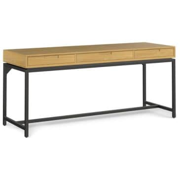 SIMPLIHOME-Banting-SOLID-WOOD-Industrial-72-Inch-Wide-Desk-in-Oak-For-the-Office-Desk-Writing-Table-Workstation-and-Study-Table Best Home Office Deals