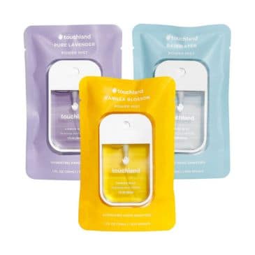Touchland Power Mist Hydrating Hand Sanitizer BLOSSOM 3-PACK _ Lavender, Vanilla, Rainwater _ 500-Sprays each, 1FL OZ (Set of 3) Best Travel Deals