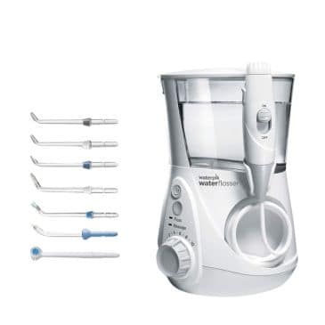 Superior Oral Care: Waterpik Aquarius Flosser Waterpik Aquarius Water Flosser in action