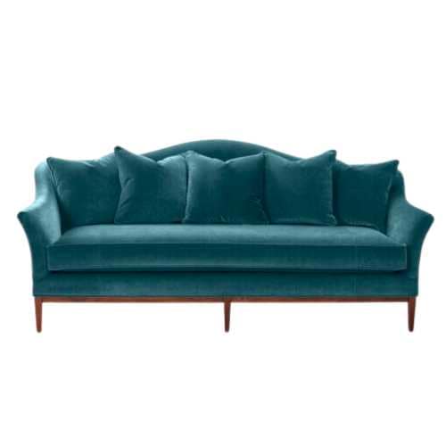 Traditional Couches Camelback sofa