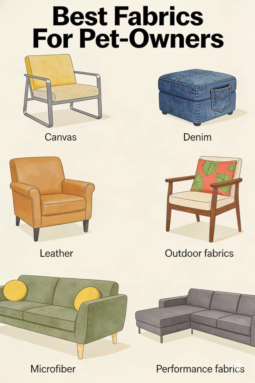 Luxury Home Decor Best couch material for pets